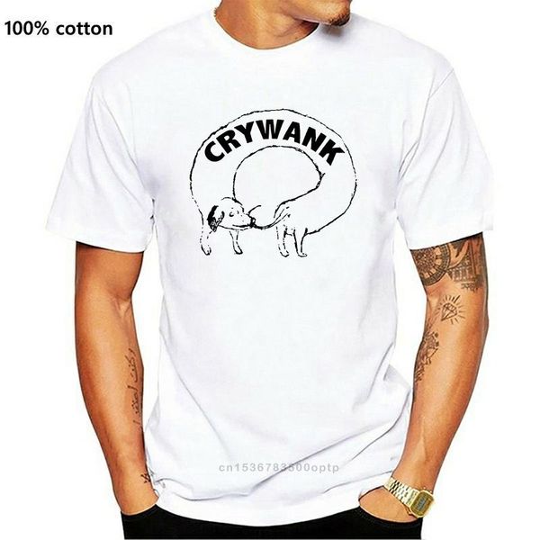 

men's t-shirts crywank men logo t-shirt haze, White;black
