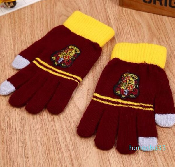 

college glove touch gloves winter warm cartoon halloween gift magic toys, Blue;gray