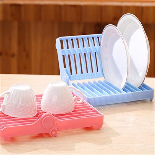 

kitchen foldable dish plate drying rack organizer drainer plastic storage holder home washing great sink frame mm & organization