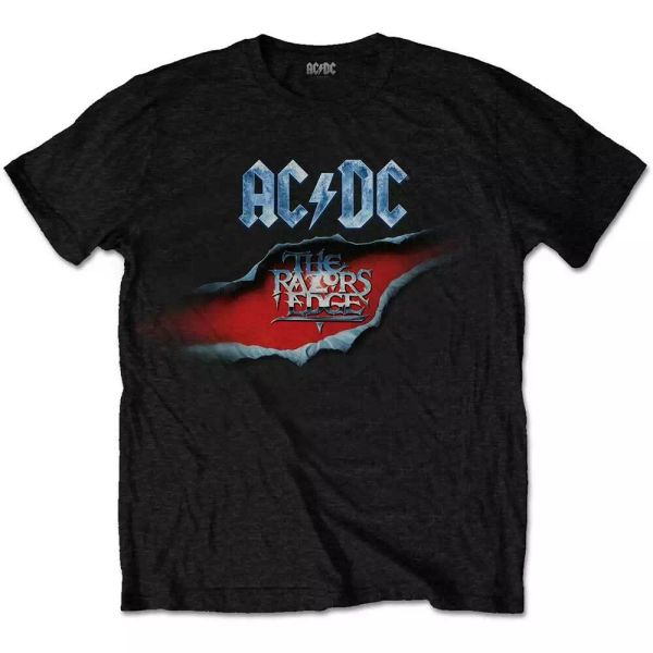 

ac/dc the razors edge licensed men t-shirt, White;black