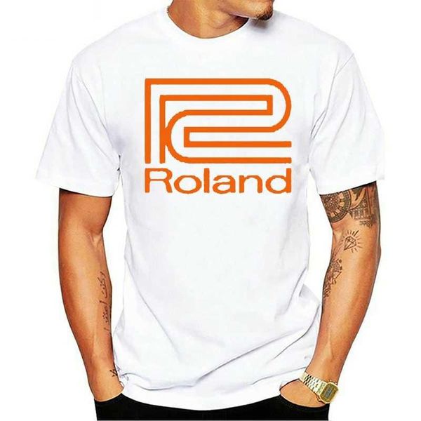 

men's t-shirts 2021 t-shirt roland synthesizer men white size s-3xl, White;black