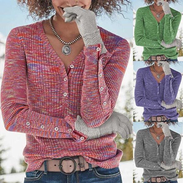 

women's thermal sweater v-ne loose thin in autumn of 2021, White;black