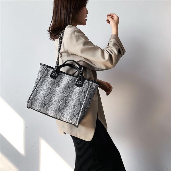 

evening bags quality women high pu leather handbags shoulder bag large capacity ladies serpentine messenger fashion female tote