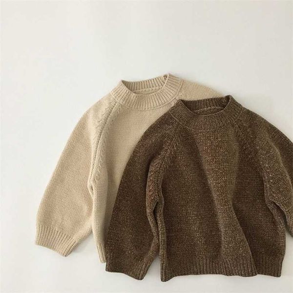 

milancel kids sweatres spring girls pullover boys knitwear brief style kids clothes 211117, Blue