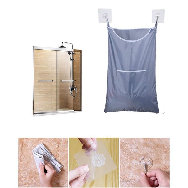

storage bags hanging bag multipurpose household rack laundry dirt clothes