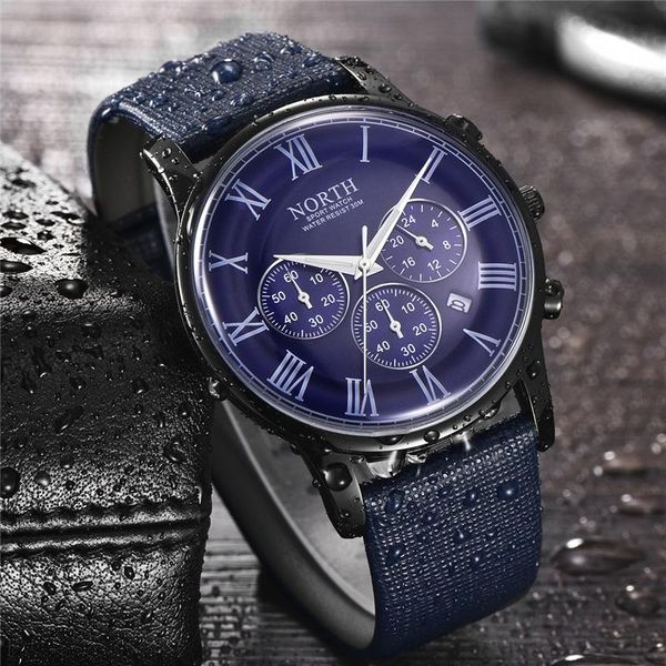 

wristwatches relogio masculino men watches auto date chronograph quartz watch gold casual sport military wrist, Slivery;brown