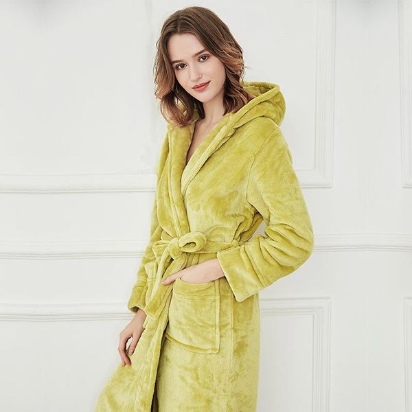 

women's sleepwear winter robes solid kimono robe fashion bathrobe white home dress peignoir wedding soft bridesmaid t970, Black;red