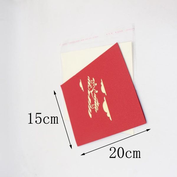 

creative 3d three-dimensional greeting card paper-cut civil aviation airplane model decoration custom-made handmade diy cards