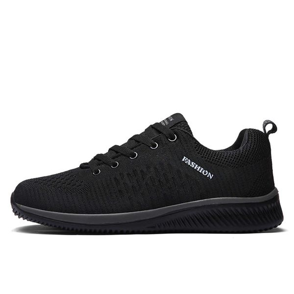 

casual shoes 9egk selling casual lappy comfort men new super light sneakers size 38-48 breathing walking shoes 11jc, Black