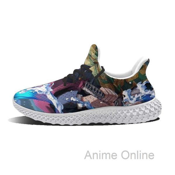 

spring tomioka giyuu custom pattern outdoor jogging shoes