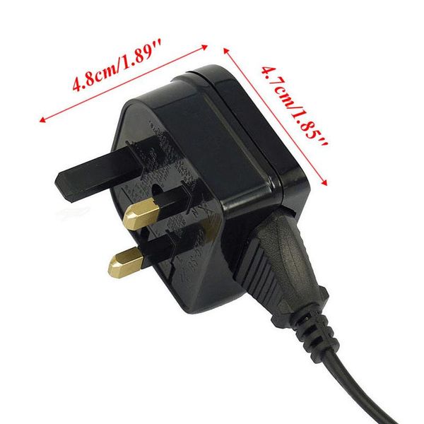 

smart power plugs european euro eu 2 pin to uk 3pin socket travel plug adapter converter