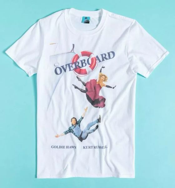

overboard movie poster white t-shirt, White;black