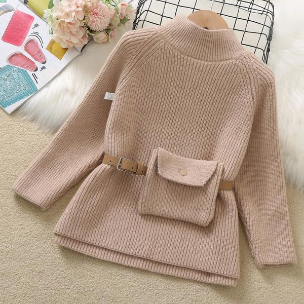 

pullover j5j6-belt bag sweater, Blue