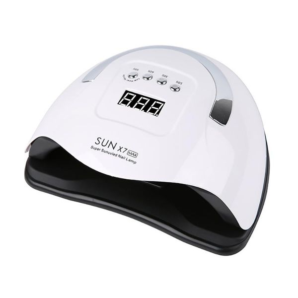 

max uv led nail lamp dryer for curing gel polish light with smart motion sensing manicure pedicure salon tools dryers