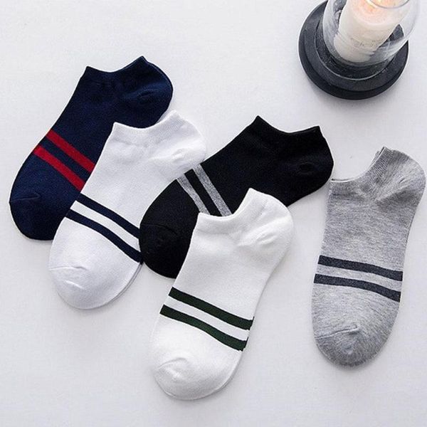 

men's socks short tube deodorant summer spring autumn thin student wholesale, Black