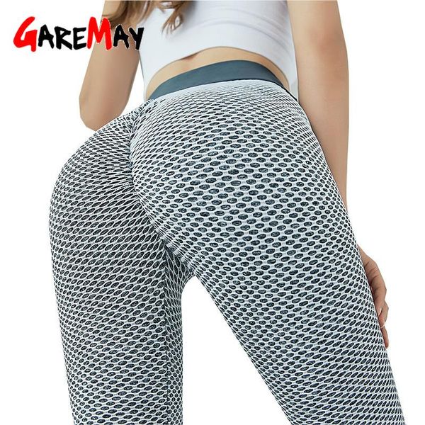 

women's leggings 2021 sport women gym high waist push up pants jacquard fitness legging running trousers woman, Black