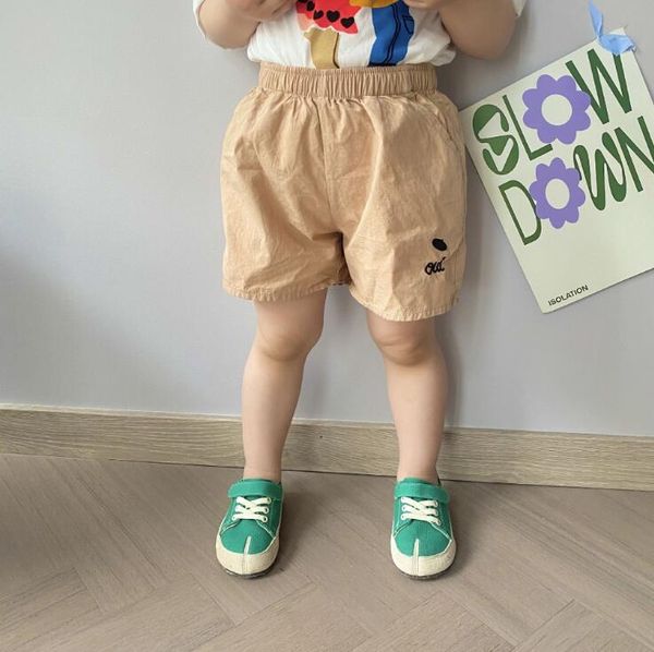 

style girls boys shorts summer cotton fashion kids 2-7 years ye682, Black