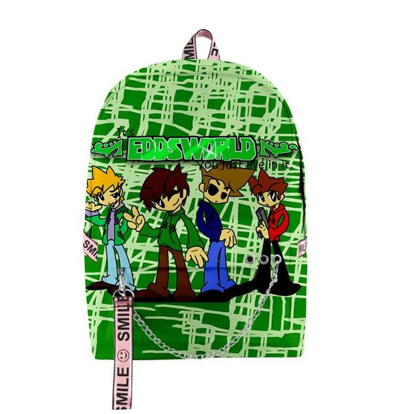 

backpack eddsworld sakura cartoon pattern large capacity student