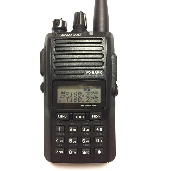 

walkie talkie puxing px 888k dual band handheld two way radio px-888k 136-174mhz 400-480mhz transceiver px888k