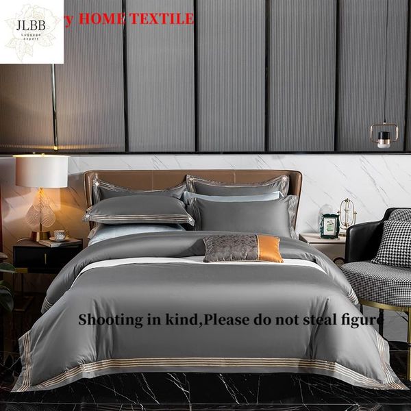 

bedding sets luxury soft cozy 1400tc egyptian cotton solid color el style set embroidery duvet cover flat/fitted sheet pillowcases