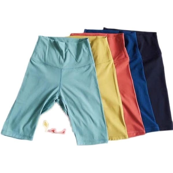 

fashion yoga sports high waist short gym running yoga shorts 4 way stretch fabric align super high rise short 10 training shorts leggings, White;black