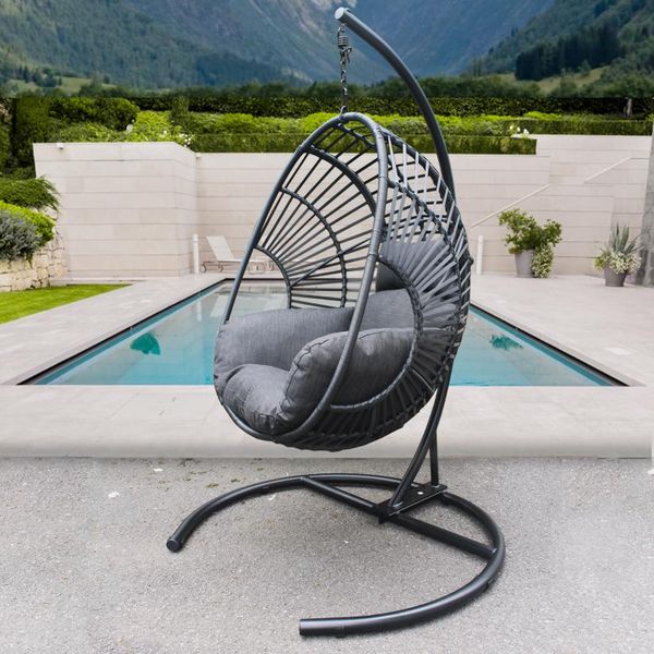 

camp furniture wicker swing egg chair garden hammock home room decor
