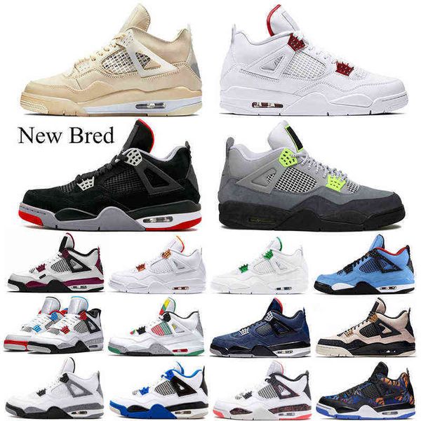

white sail 4 4s basketball shoes for mens red metallic what the neon pure money cement motosports trainers sport sneakers 7-1367ot