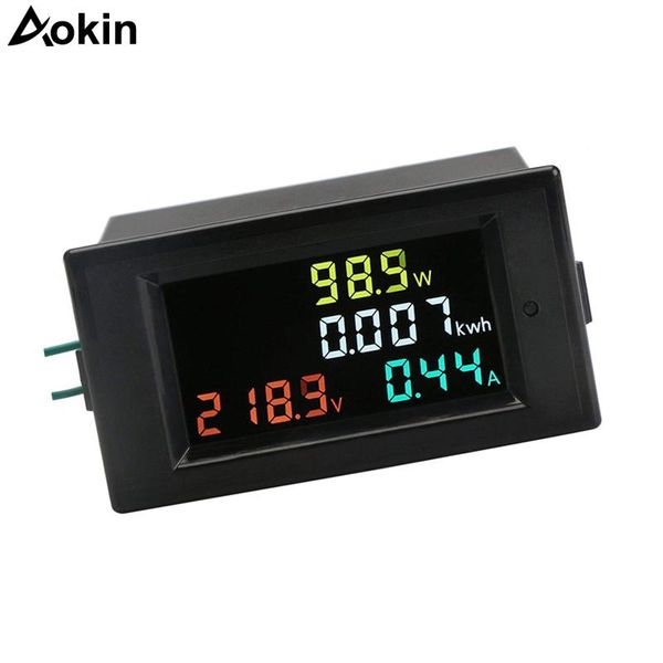 

integrated circuits ac 80-300v 100a 4 in 1 digital lcd volt amp waenergy meter voltmeter ammeter with current transformer power