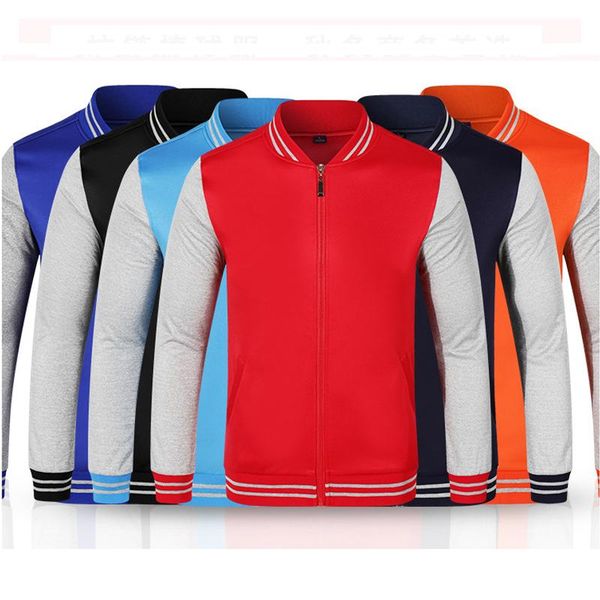 

men's jackets sweatshirts good quality 7 patchwork 111% polyester cool college baseball jacket men nice fashion design plus size s-xxxl, Black;brown