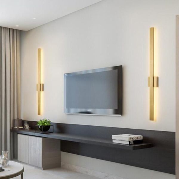 

led wall lamp long light decor for home bedroom living room surface mounted sofa background sconce lighting fixture