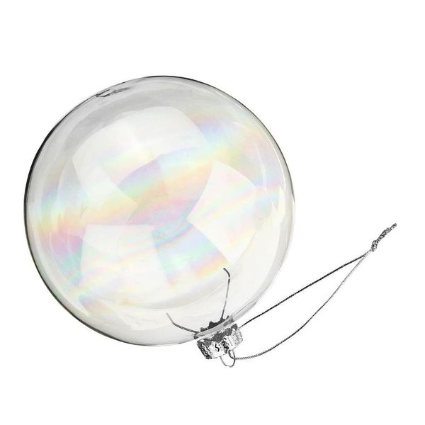 

party decoration glass hanging ball for christmas tree drop ornaments iridescent baubles sphere 8cm/10cm pendant