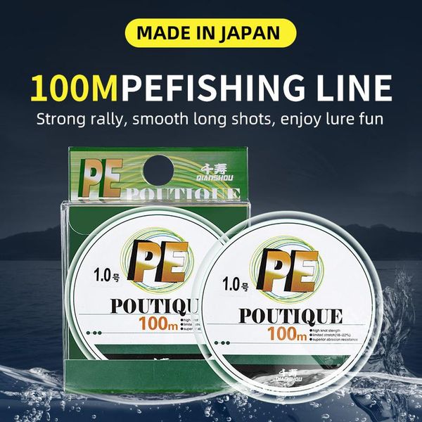 

fishing line pe lure weaving 1 meter color braid