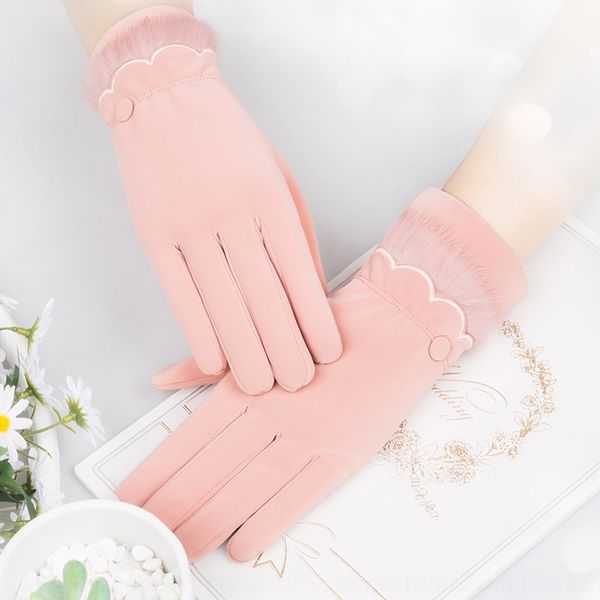 

rFVM sk ab for women autumn mittens wtersk ab for women gloves and gloves in autumn and winter, Blue;gray