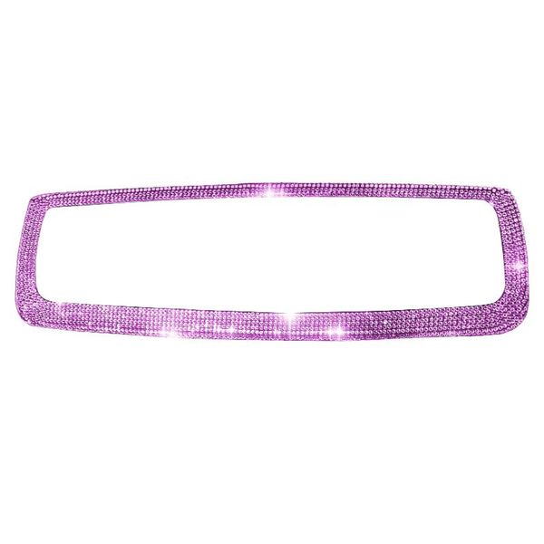 

other interior accessories bling rhinestone car rear view mirror truck easy install universal solid cute ship for girls shatter proof
