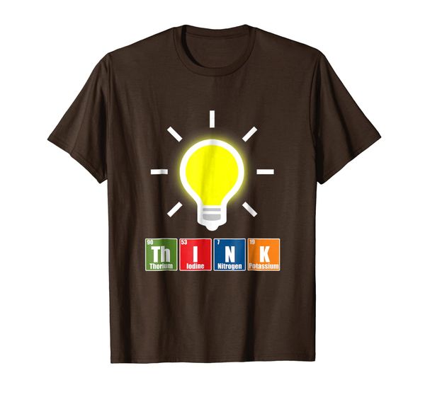 

FUNNY THINK T-SHIRT Science Periodic Table Teacher Student, Mainly pictures