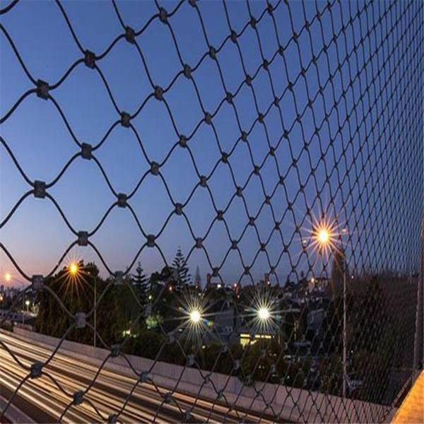

fencing, trellis & gates corrosion resistant aisi316 wire rope mesh net as balustrade security