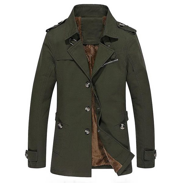 

men's jackets winter jacket men brand warm thickening bomber casual coat cotton male stylish solid outwear c31, Black;brown