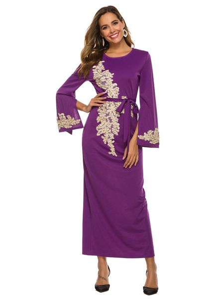 

casual dresses blossoming, the fashion and elegant embroidery dress lace long sleeve 1921 nail bead horn, Black;gray