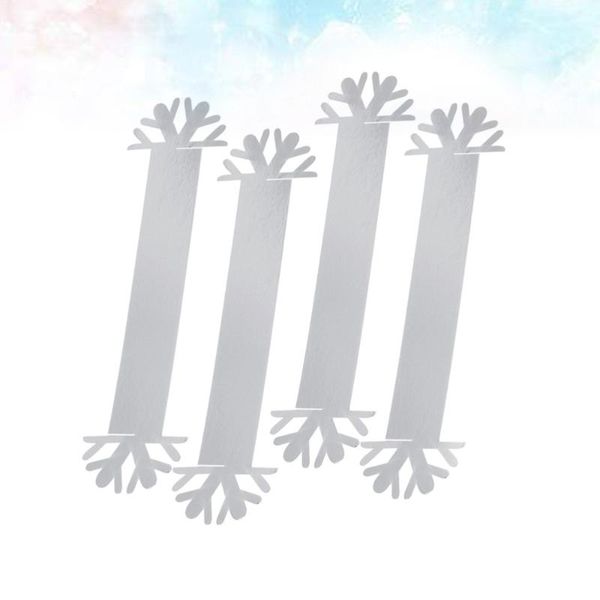 

25pcs delicate hollow out snowflake towel napkin buckles unique serviettes for wedding party festival (silver) rings