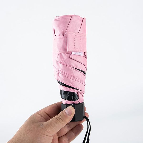 

small fashion folding umbrella rain women gift men mini pocket parasol girls car organizer
