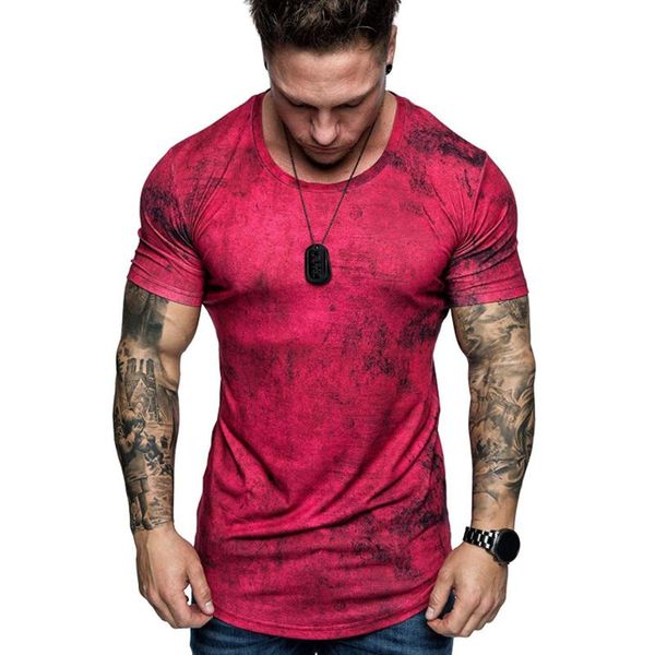 

men's t-shirts summer sports leisure 3d printing short sleeve t-shirt men casual european slim hip hop funny male tee size s-6xl, White;black