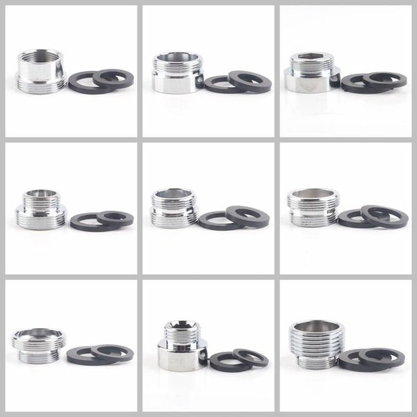 

kitchen faucets 2pcs faucet aerator fittings 16 18 20 22 24mm g3/4 g1/2 adapter copper water purifier accessories