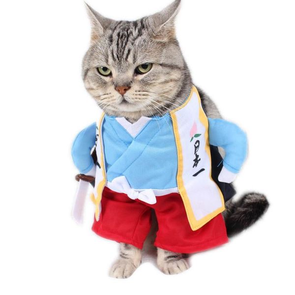 

cat costumes funny cosplay clothes for pets halloween christmas party apparel ropa para gatos s-xl