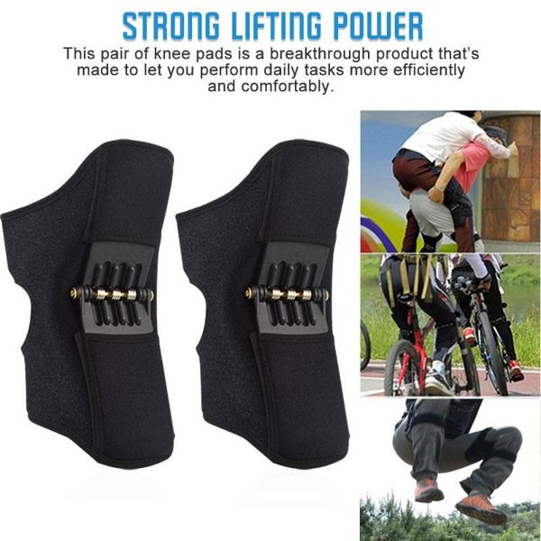 

elbow & knee pads durable second generation upgrade sports support pad sleeve fitness silicone padded, Black;gray