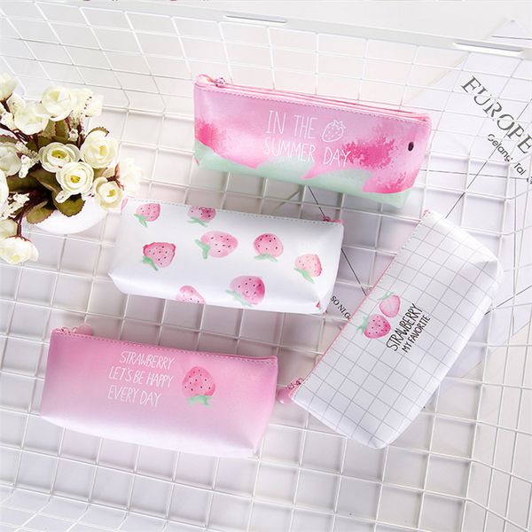 

waterproof pencil case cute pink pencil pouch pen bag fo student girl 1221466