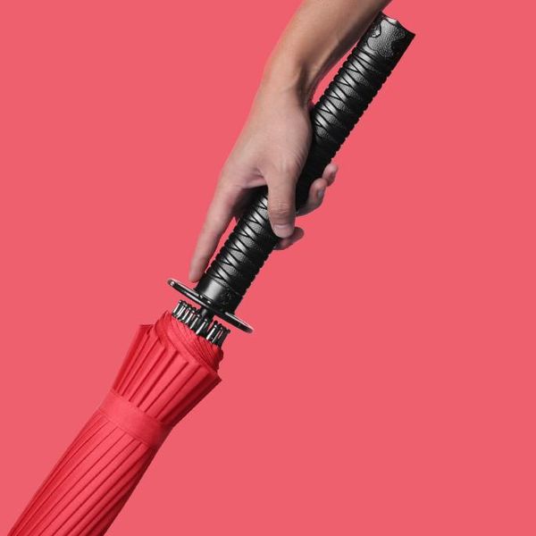 

umbrellas creative long handle umbrella solid color non slip men outdoor gift guarda chuva home products df50ys