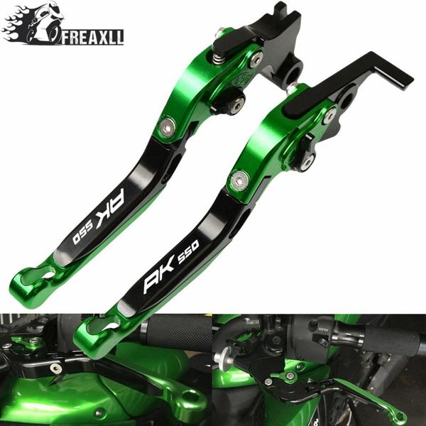 

motorcycle brakes cnc lever adjustable folding extendable brake clutch levers motorbike accessories for kymco ak550 2021-2021
