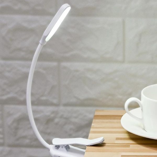 

book lights rechargeable clip led table lamp reading night light daylight flexible beside bed desk study clip-on home bedroom decor kid