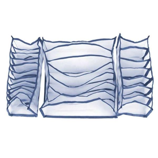 

storage drawers 3pcs/set foldable underwear box with compartments socks bra organizer divider