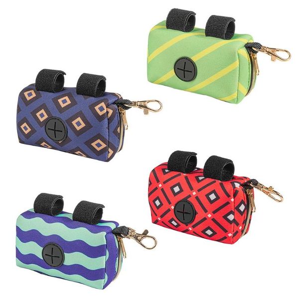 

dog travel & outdoors poop waste bag dispenser with holder carrier superlight bags fits any leash for dogs walking